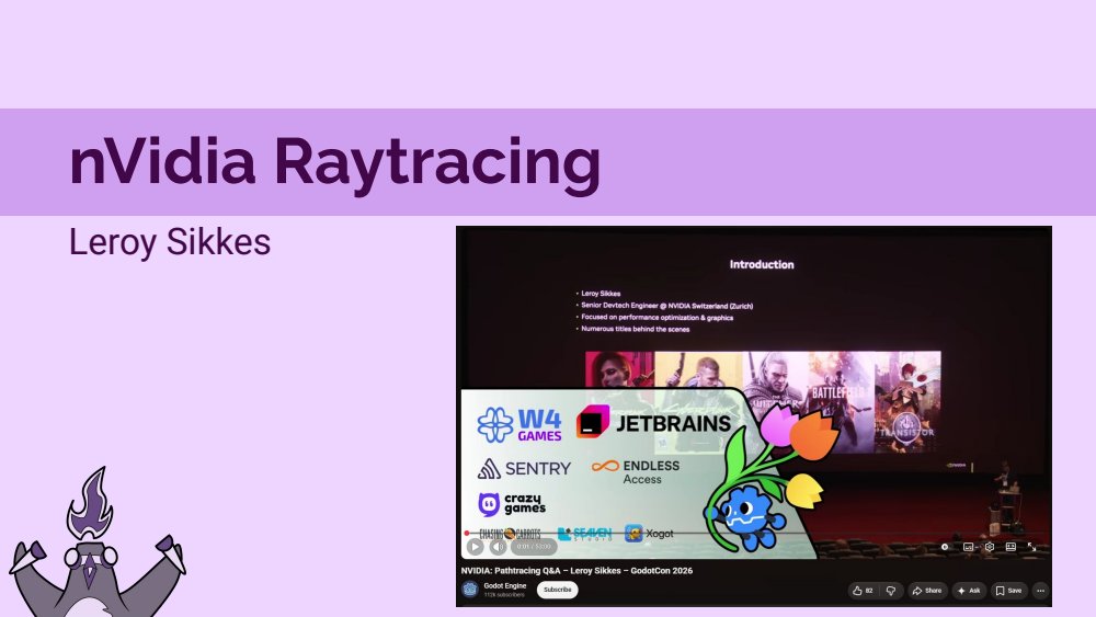 NVIDIA raytracing slide with Leroy Sikkes